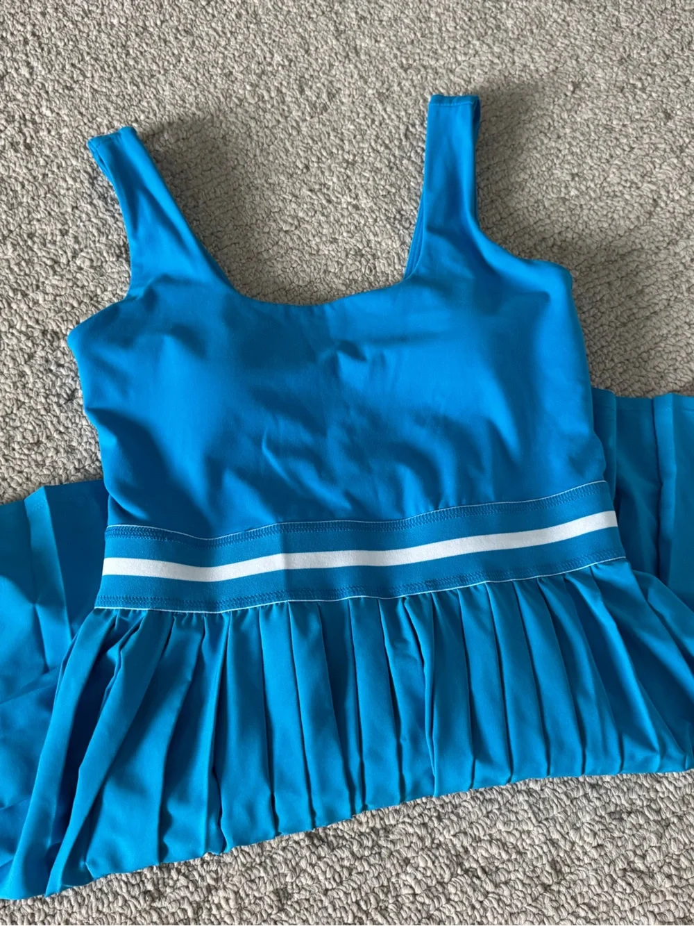 all in motion bright blue active sport dress, size small; pockets! - Picture 9 of 9